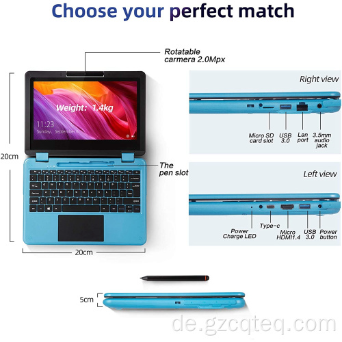 11.6 &#39;&#39; Yoga Laptop 360 Flip-and-Fold-Touchscreen-Desktop-PC